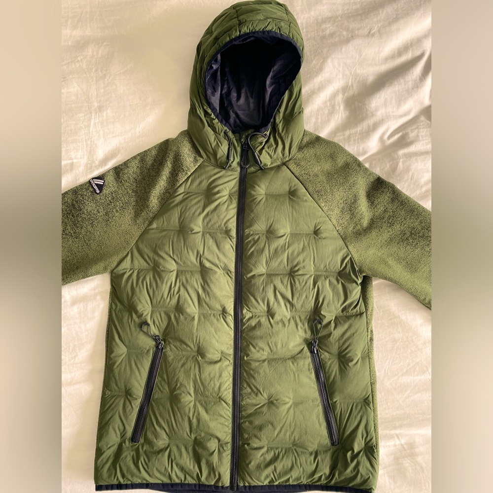 SuperDry Hooded Green Zip up